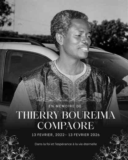 En mémoire de notre bien-aimé&nbsp;: COMPAORÉ Boureima Thierry 