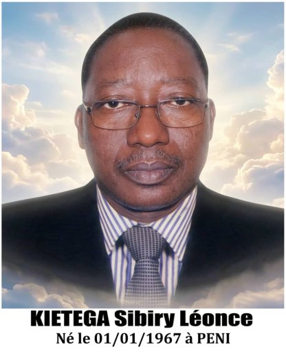 Décès de KIENTEGA Sibiri Léonce&nbsp;: Faire part 