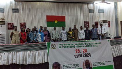 Burkina/Enseignement supérieur : L’université Joseph Ki-Zerbo rend hommage à ses partenaires