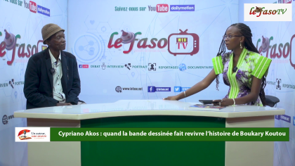 Cypriano Akos : Quand la bande dessinée fait revivre l’histoire de Boukary Koutou