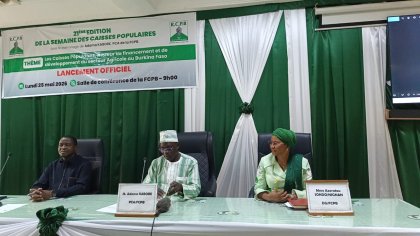 Burkina/Microfinance&nbsp;: La 21ᵉ édition de la semaine des caisses populaires se tient du 25 au 30 mai 2026