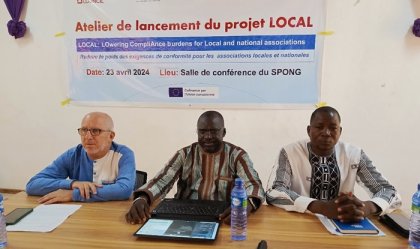  Burkina Faso/Réponse humanitaire : Le projet LOCAL pour faciliter l’opérationnalité de la localisation des associations nationales