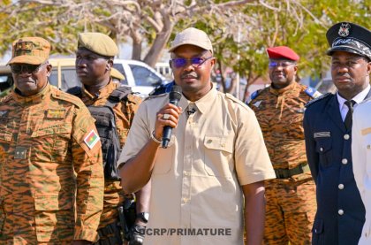 Région du Bankui&nbsp;: Rimtalba Jean Emmanuel Ouédraogo galvanise les forces combattantes