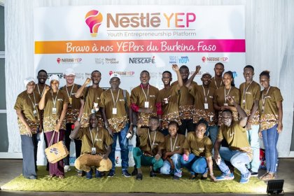 Former, entreprendre, réussir : Nestlé Burkina Faso mise sur la jeunesse