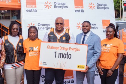 Challenge Orange Énergies&nbsp;: Un partenaire récompensé par une moto de 750 000 FCFA pour ses performances