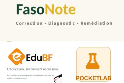 Le Faso Digital 2026 : EduBF, FasoNote et Pocket Lab BF ouvrent de nouvelles perspectives pour l’apprentissage des élèves