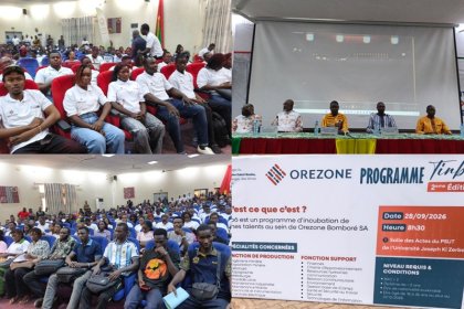 Insertion professionnelle : Orezone Bomboré ouvre une nouvelle phase de son programme Tinbo pour 34 jeunes talents