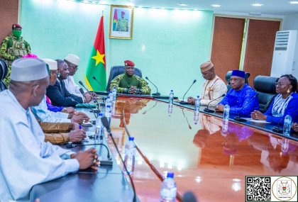 Coopération parlementaire : Le Président du Faso échange avec le Chef du parlement malien