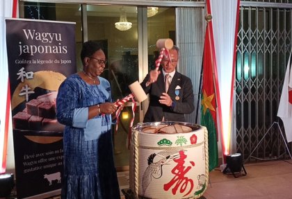 Coopération : Le Japon célèbre sa fête nationale aux cotés du Burkina Faso