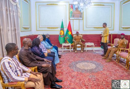 ‎Burkina&nbsp;: Le coordonnateur du Système des Nations Unies reçu par le Président du Faso