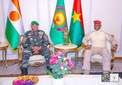 Alliance des États du Sahel (AES) : Le président du Niger, Abdourahamane Tiani, en visite au Burkina Faso 