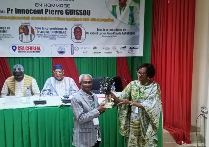 Burkina : Le 2ᵉ congrès de la SOPHATOX consacre un hommage solennel au Pr Innocent Pierre Guissou