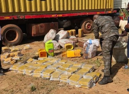 Burkina : La douane met la main sur 78 millions de FCFA de drogues illicites