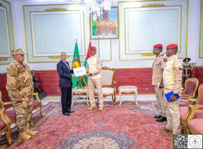 Coopération bilatérale : Un émissaire du Président mauritanien chez le président du Faso