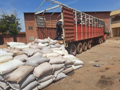 Burkina : La Douane déjoue un trafic mortel en mettant la main sur 267 sacs de cyanure déguisé en riz à Cinkansé, région du Nakambé