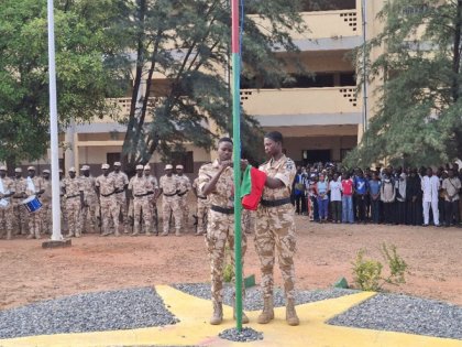Montée des couleurs à l’université Nazi Boni : Un moment d’unité et de patriotisme