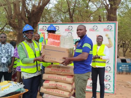 Burkina : Le ministère de la Santé soutient l’agence Faso Mêbo avec du matériel d’une valeur de plus de 12 millions de FCFA