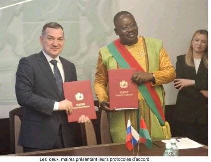 Coopération culturelle-éducative : Ouagadougou et Novossibirsk officialisent un jumelage