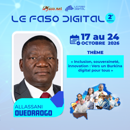 Les 100 Visages du Burkina Digital&nbsp;: Allassani Ouédraogo, un pionnier de l’informatique administrative burkinabè