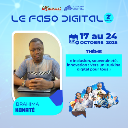 Les 100 Visages du Burkina Digital : Brahima Konaté, mettre le numérique au service du parcours étudiant