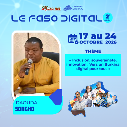 Les 100 Visages du Burkina Digital&nbsp;: Daouda Sorgho, bâtir les passerelles invisibles du Burkina numérique
