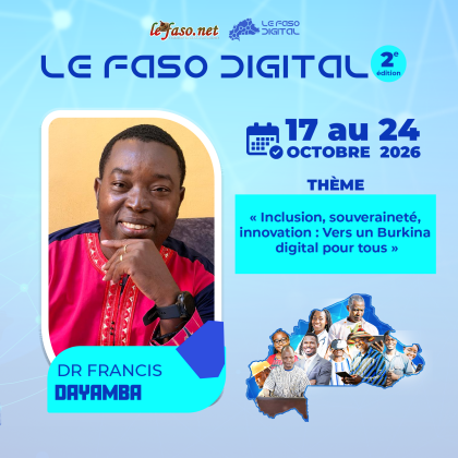 Les 100 Visages du Burkina Digital&nbsp;: Dr Francis Dayamba, mesurer ce que le numérique change dans nos économies