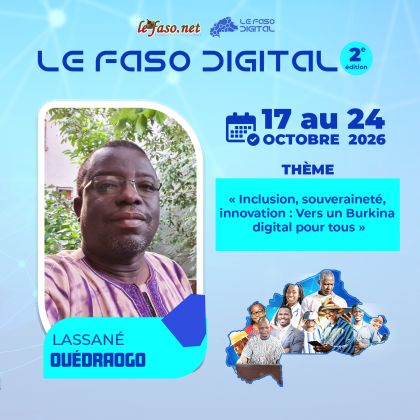 Les 100 Visages du Burkina Digital : Lassané Ouédraogo, l’architecte des services numériques qui rapprochent l’État des citoyens