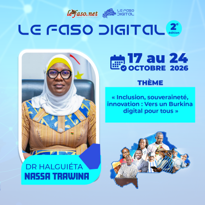 Les 100 Visages du Burkina Digital : Dr Halguiéta Nassa Trawina, gardienne des droits numériques