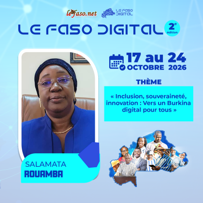 Les 100 Visages du Burkina Digital : Salamata Rouamba, la juriste qui accompagne les révolutions des télécoms