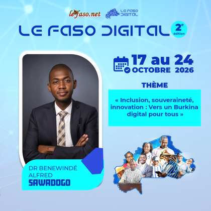 Les 100 Visages du Burkina Digital : Dr Bewindin Alfred Sawadogo, penser l’intelligence artificielle à hauteur d’humain