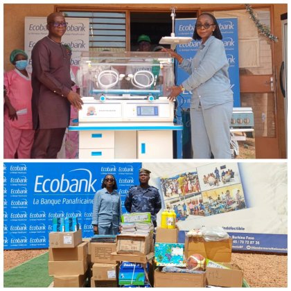 Ecobank Day 2026&nbsp;: l’institution financière solidaire des nouveau-nés prématurés et des pupilles de la nation