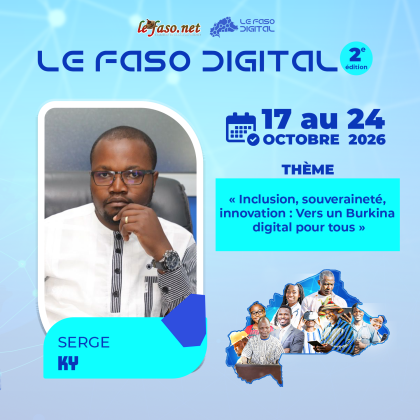 Les 100 Visages du Burkina Digital : Serge Alias Wilfried KY, un bâtisseur de plateformes numériques au rayonnement régional