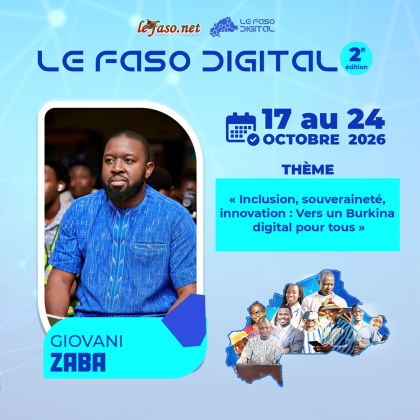 Les 100 Visages du Burkina Digital : Giovani Zaba, de la finance internationale à l’ambition d’un média technologique burkinabè