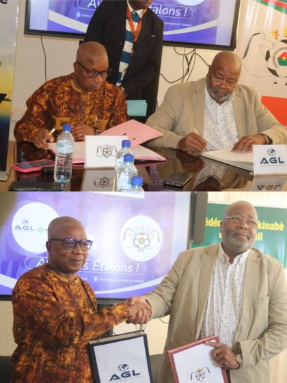 Burkina&nbsp;: Africa Global Logistics signe une convention avec la Fédération burkinabè de football