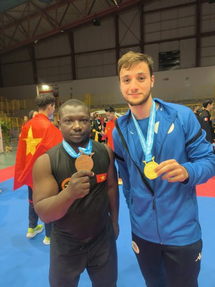 Võ Cổ Truyền : Baba Ayoub Diarra décroche deux médailles de bronze en Italie