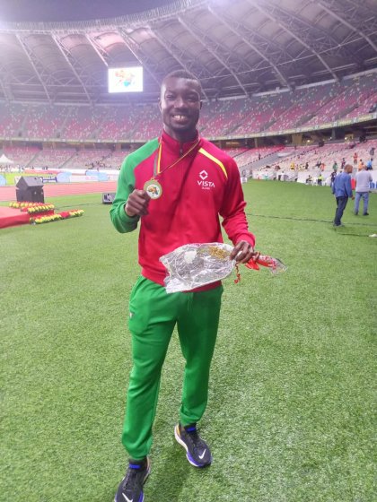 Championnat d’Afrique d’athlétisme 2024 : Hugues Fabrice Zango s’offre la médaille d’or en triple saut