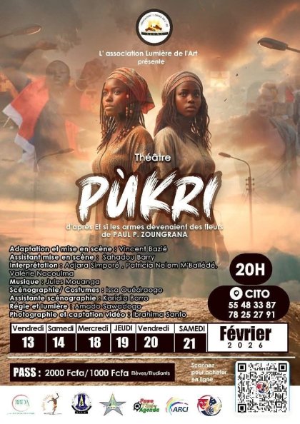Burkina/Théâtre&nbsp;: PUKRI, quand la scène ravive la mémoire des événements de 2015