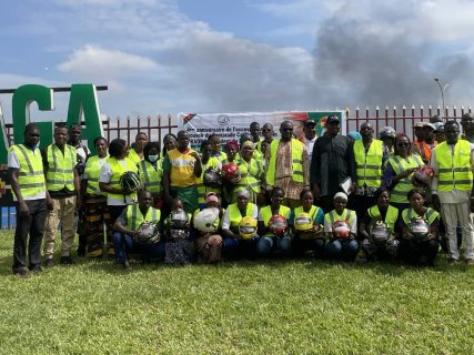 Burkina/Sécurité routière : Le CADES-BF sensibilise les usagers au port du casque