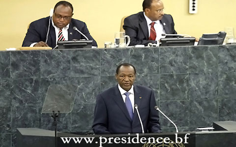 68e Session de l’Assemblée générale des Nations Unies&nbsp;: La déclaration du Président du Faso