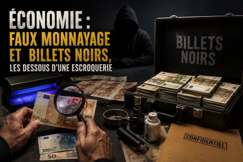 Économie&nbsp;: Faux monnayage et billets noirs, les dessous d’une escroquerie