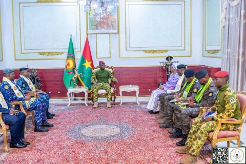 Coopération&nbsp;: Le Président du Faso reçoit les directeurs généraux des Douanes de l’AES et du Togo