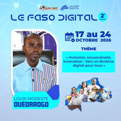 Louis Modeste Ouédraogo: Drives Droit Numérique Burkina Faso Legislation