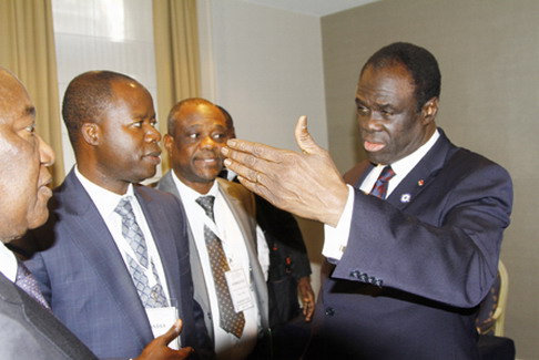 Forum de Crans Montana&nbsp;: Michel Kafando échange avec les hommes d’affaires Burkinabè