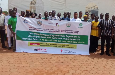 Burkina/Production agricole : Les innovations technologiques pour une agriculture résiliente et durable