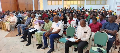 Burkina/Guiriko : La ministre en charge de l'emploi lance officiellement l'initiative Catalyser le capital humain jeune 2 un apercu des participants en salle jpg 1 79618