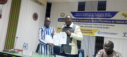Burkina : L'université Joseph Ki-Zerbo ouvre officiellement le Centre d'excellence de l'habitat pour relever les défis de l'urbanisation durable 2 whatsapp image 2026 04 27 at 16.07 15 4c0f8