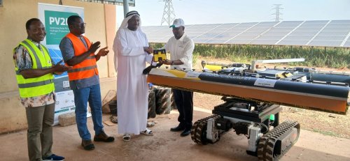 Burkina/Énergie : WASCAL dote la centrale solaire photovoltaïque de Zagtouli d'un robot nettoyant 4 3 8182 3a4a8