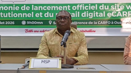 Burkina/Digitalisation des services publics : La CARFO lance son portail digital eCARFO pour faciliter l'accès de ses services aux assurés 6 3 8317 502a4