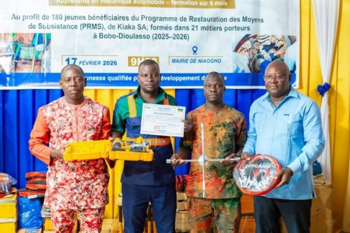 Burkina/Emploi des jeunes : La mine de Kiaka SA mise sur la formation et l'entrepreneuriat local 2 pp 8 caae4