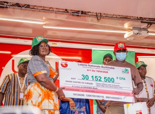 Faso Loto 5/90 : La Loterie nationale burkinabè célèbre deux nouveaux millionnaires à Bobo-Dioulasso 3 img 20260429 wa0056 5af53